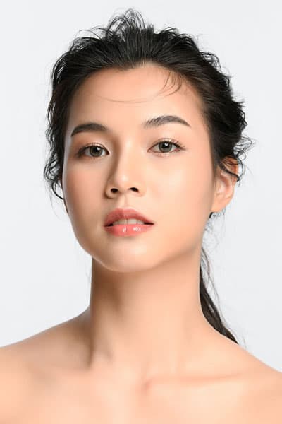 Woman with rejuvenated skin
